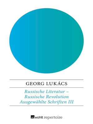 cover image of Russische Literatur – Russische Revolution